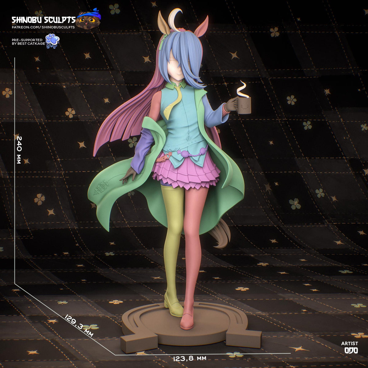 Manhattan Cafe | Uma Musume | Resin Garage Kit | Unpainted Figure