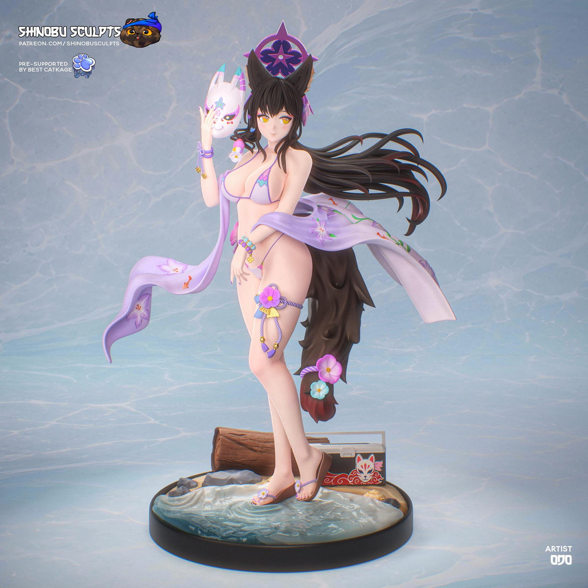 Kosaka Wakamo | Blue Archive | Resin Garage Kit | Unpainted Figure