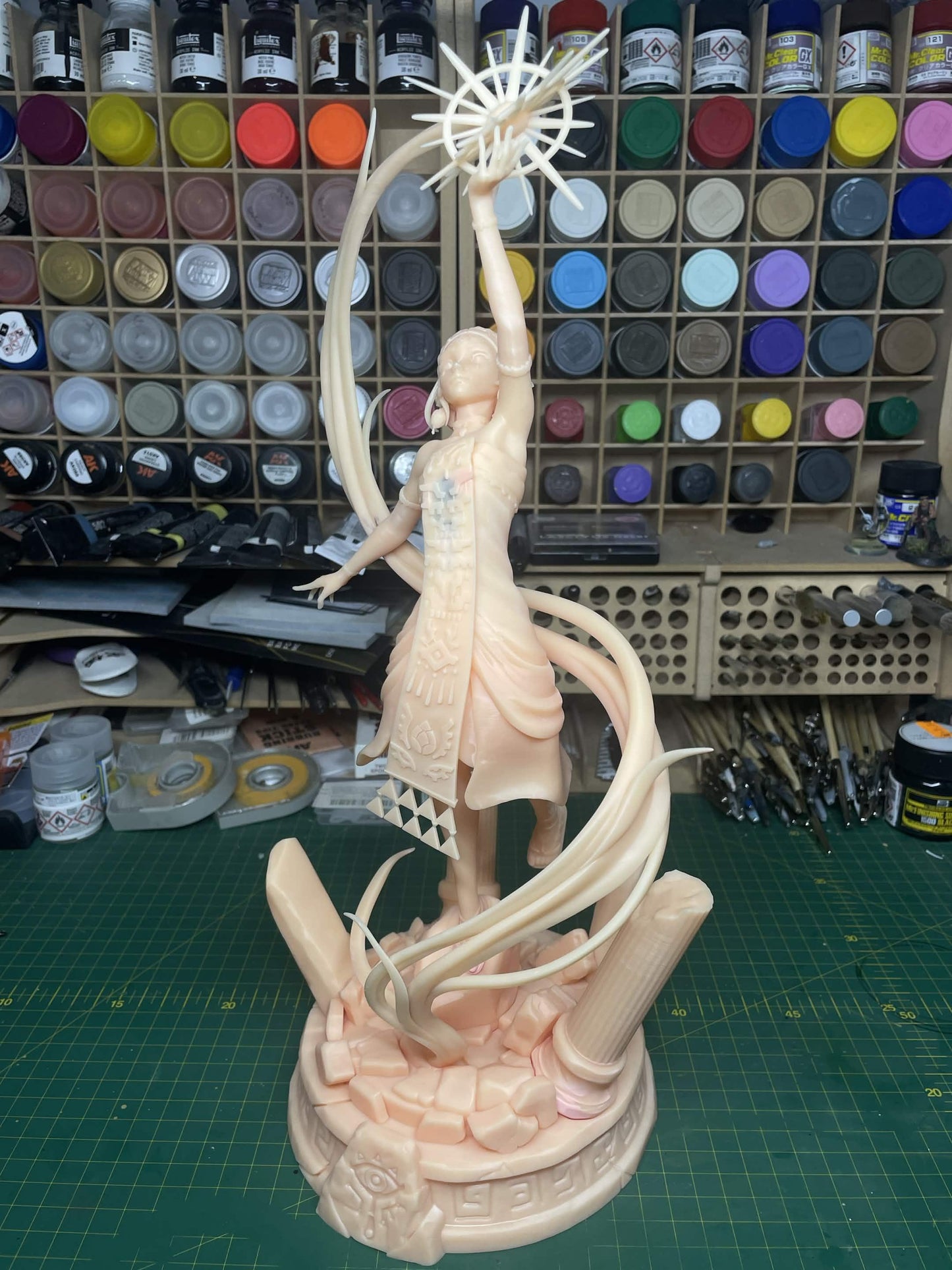 Radiant Elven Lightcaller | Resin Garage Kit | Ancient Heroes | Unpainted Figure