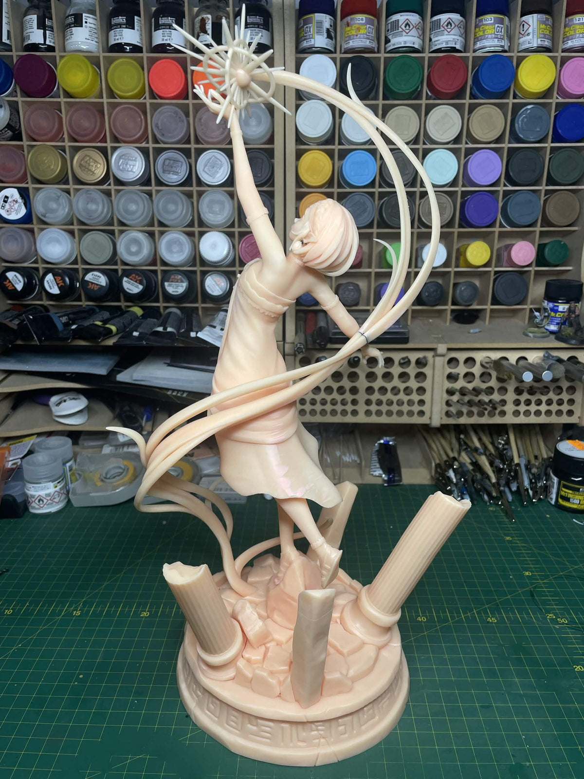 Radiant Elven Lightcaller | Resin Garage Kit | Ancient Heroes | Unpainted Figure