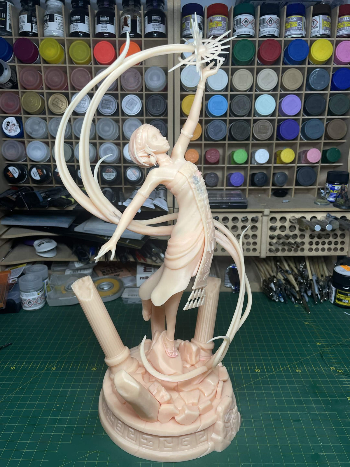 Radiant Elven Lightcaller | Resin Garage Kit | Ancient Heroes | Unpainted Figure