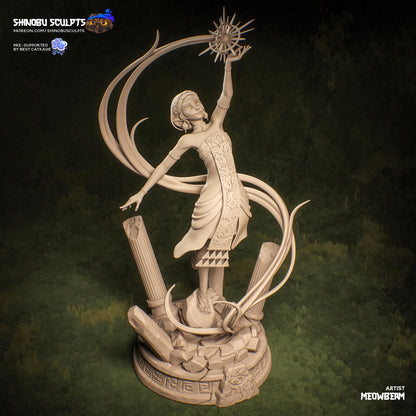 Radiant Elven Lightcaller | Resin Garage Kit | Ancient Heroes | Unpainted Figure