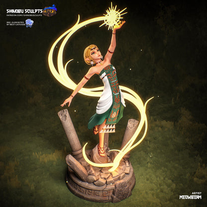 Radiant Elven Lightcaller | Resin Garage Kit | Ancient Heroes | Unpainted Figure