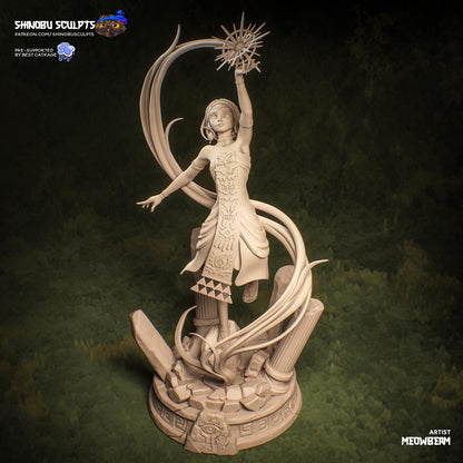 Radiant Elven Lightcaller | Resin Garage Kit | Ancient Heroes | Unpainted Figure