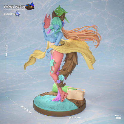 Kosaka Wakamo | Blue Archive | Resin Garage Kit | Unpainted Figure