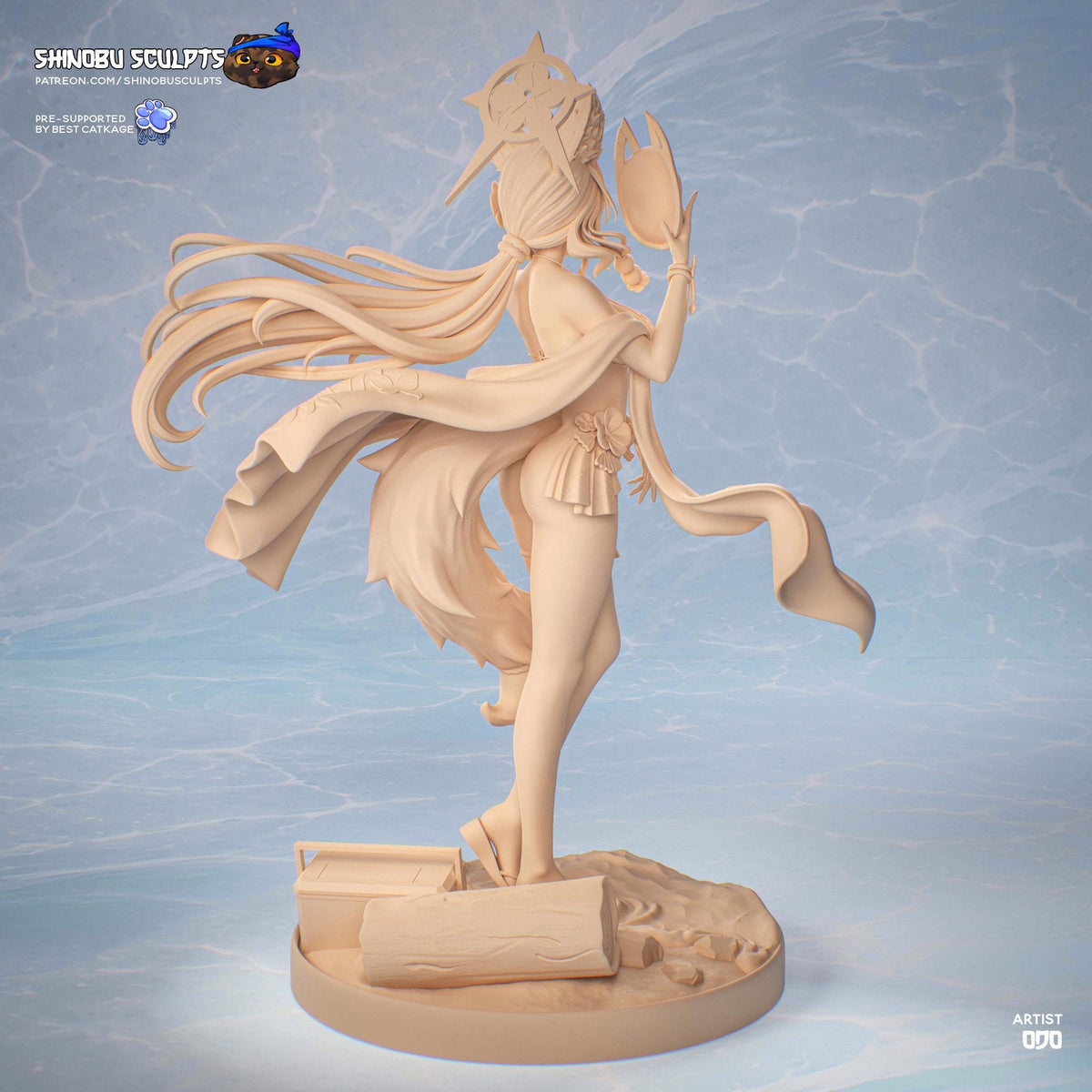 Kosaka Wakamo | Blue Archive | Resin Garage Kit | Unpainted Figure