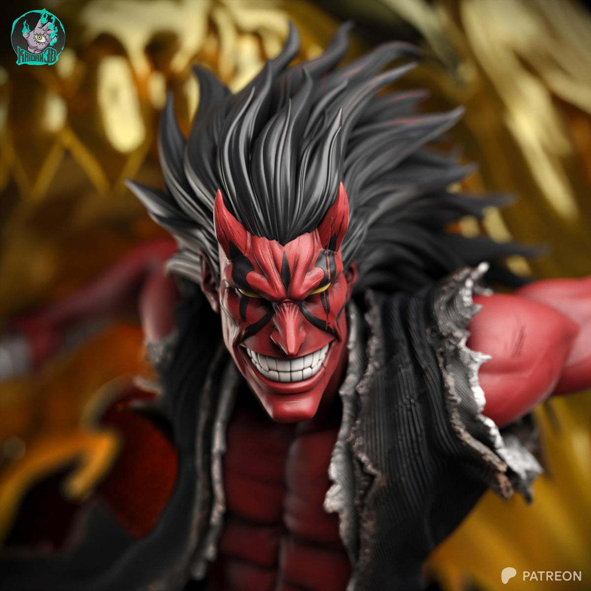 Frenzied Oni Cleaver Berserker | Resin Garage Kit | Spirit Blade Warriors | Unpainted Figure
