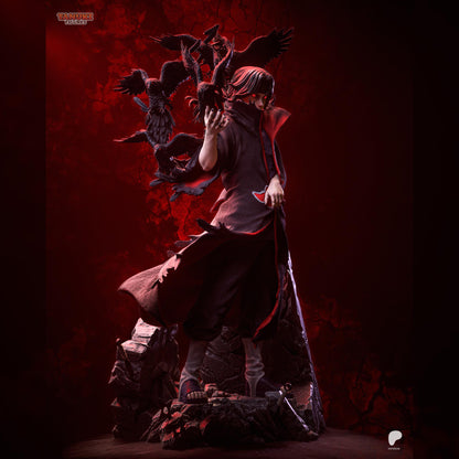 Raven-Eyed Cloaked Shinobi | Resin Garage Kit | Chakra Shinobi | Unpainted Figure