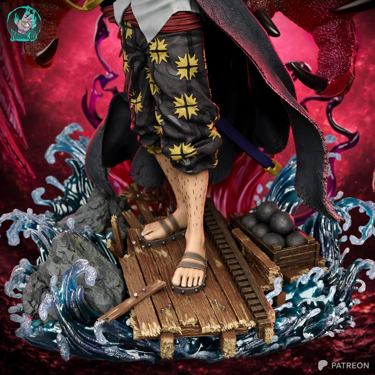 Crimson Hawk Pirate Captain | Resin Garage Kit | Grand Pirates | Unpainted Figure