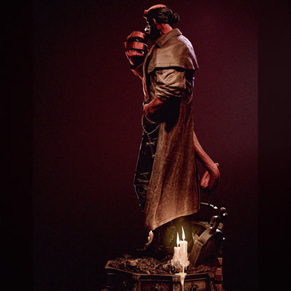 Horned Occult Brawler | Resin Garage Kit | Paranormal Relics | Unpainted Figure