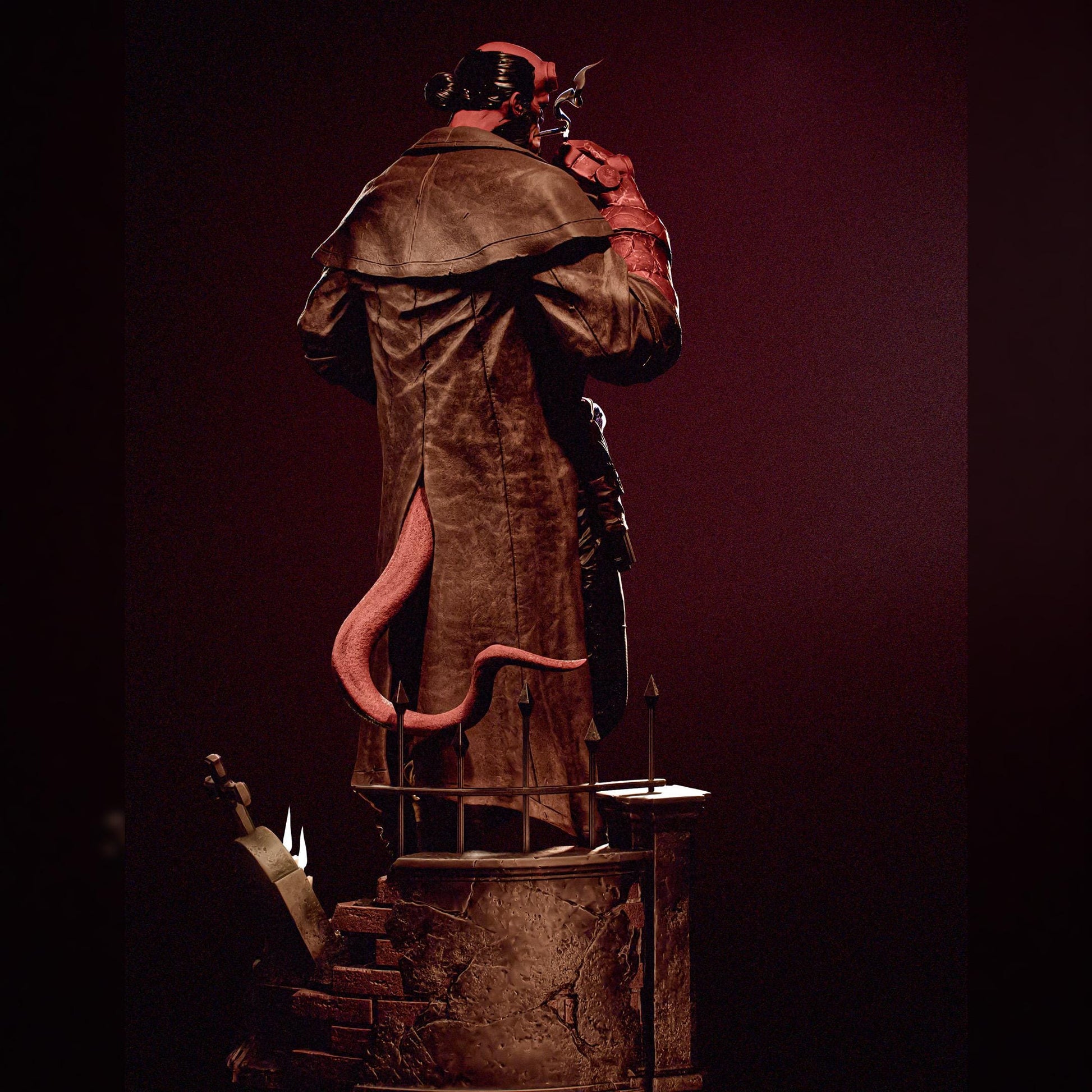 Horned Occult Brawler | Resin Garage Kit | Paranormal Relics | Unpainted Figure