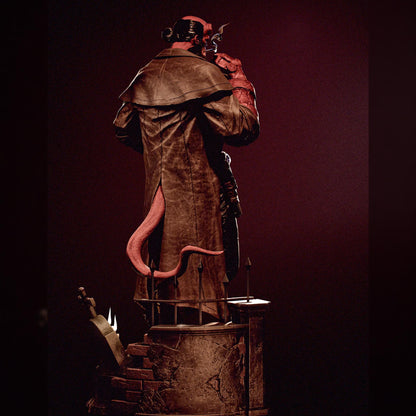 Horned Occult Brawler | Resin Garage Kit | Paranormal Relics | Unpainted Figure