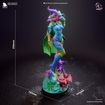 Horned Dragon Matriarch | Resin Garage Kit | Warbound Legends | Unpainted Figure