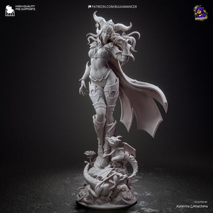 Horned Dragon Matriarch | Resin Garage Kit | Warbound Legends | Unpainted Figure