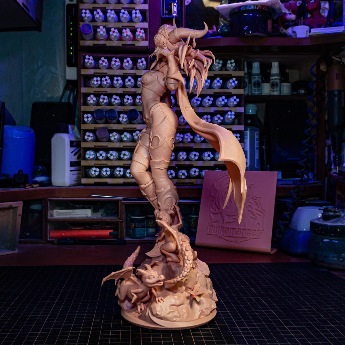 Horned Dragon Matriarch | Resin Garage Kit | Warbound Legends | Unpainted Figure