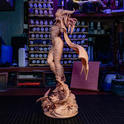 Horned Dragon Matriarch | Resin Garage Kit | Warbound Legends | Unpainted Figure