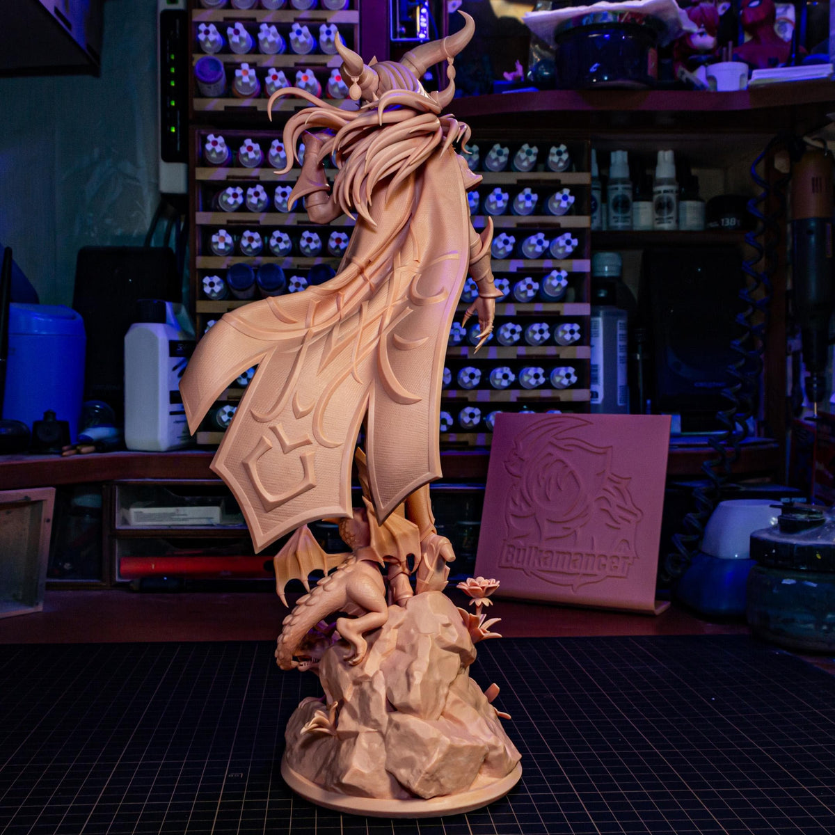 Horned Dragon Matriarch | Resin Garage Kit | Warbound Legends | Unpainted Figure