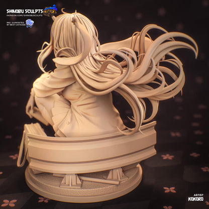 Horned Pink-Haired Rebel | Resin Garage Kit | Mecha Rebels | Unpainted Figure