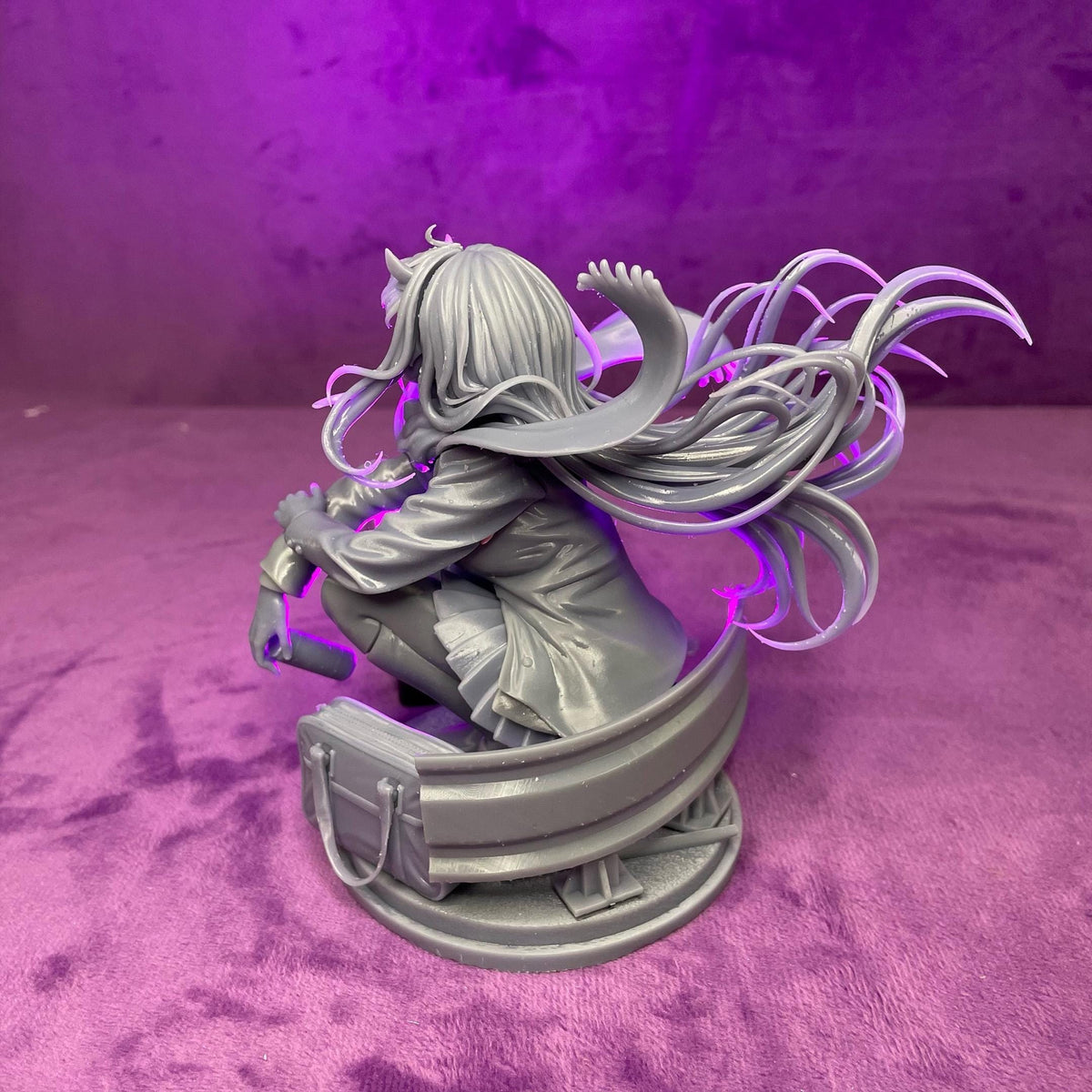 Horned Pink-Haired Rebel | Resin Garage Kit | Mecha Rebels | Unpainted Figure