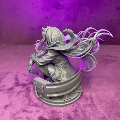 Horned Pink-Haired Rebel | Resin Garage Kit | Mecha Rebels | Unpainted Figure