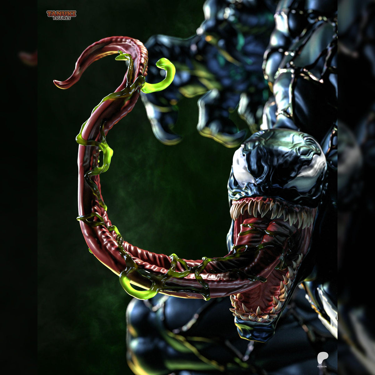 Black Symbiote Brute | Resin Garage Kit | Webbound Heroes | Unpainted Figure