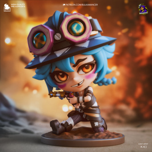 Blue-Haired Gadget Sharpshooter