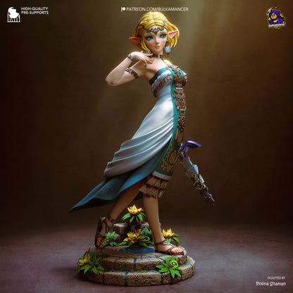 Golden-Haired Elven Relic Bearer