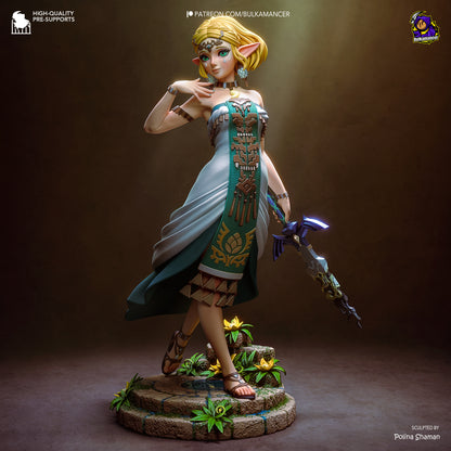 Golden-Haired Elven Relic Bearer
