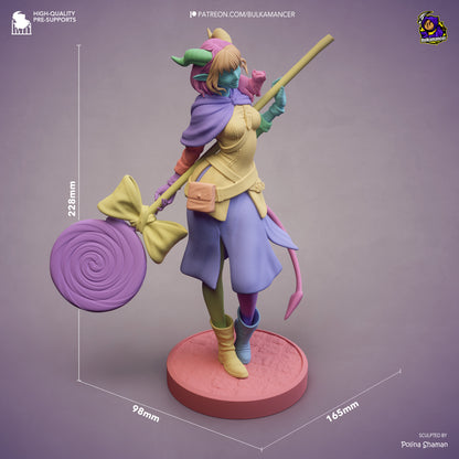 Mischievous Blue Tiefling Cleric