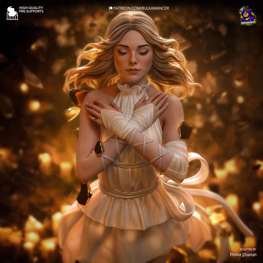Candlelit Ember Maiden | Resin Garage Kit | Fantasy | Unpainted Figure