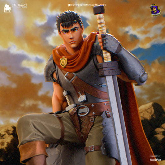 Brooding Greatsword Warrior | Resin Garage Kit | Dark Fantasy | Unpainted Figure