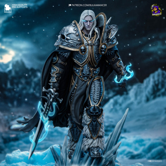 Frozen Undead King | Resin Garage Kit | Dark Fantasy | Unpainted Figure