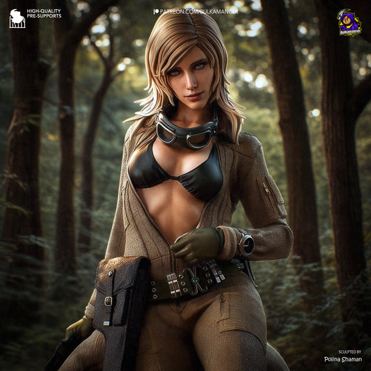 Blonde Cold War Spy | Resin Garage Kit | Unpainted Figure