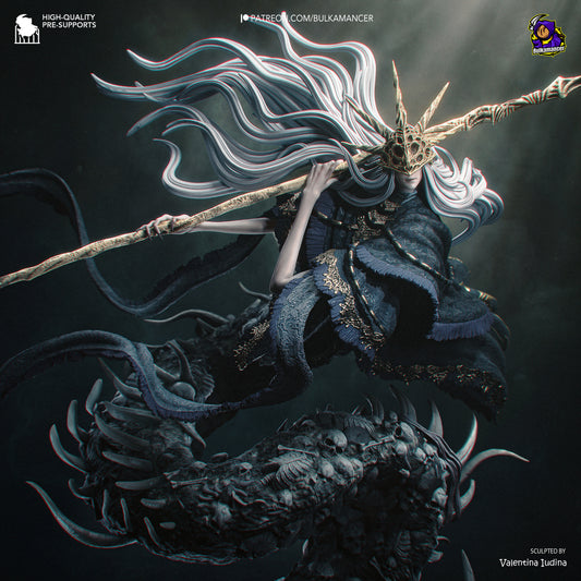 Masked Bone-Spear Devourer | Resin Garage Kit | Unpainted Figure