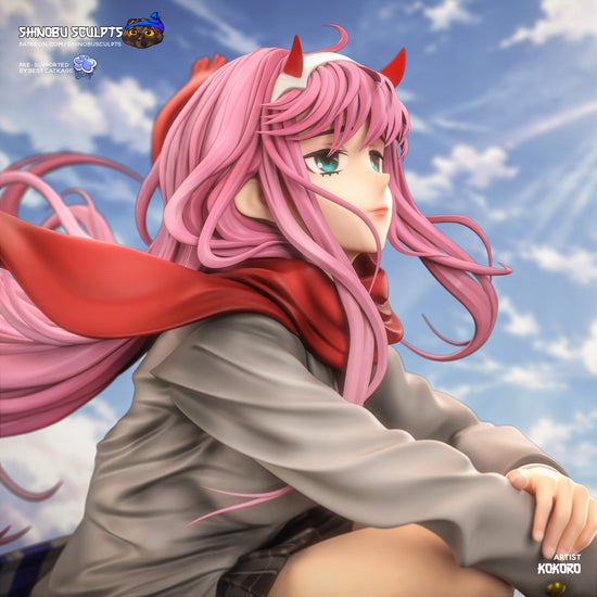 Horned Pink-Haired Rebel | Resin Garage Kit | Mecha Rebels | Unpainted Figure