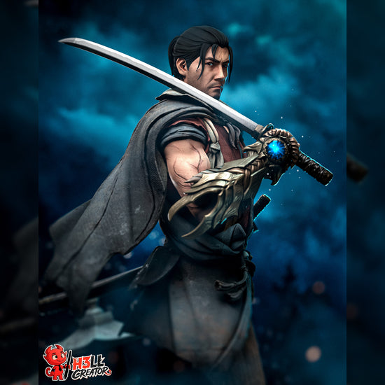 Stoic Ronin Swordsman | Resin Garage Kit | Cursed Samurai | Unpainted Figure