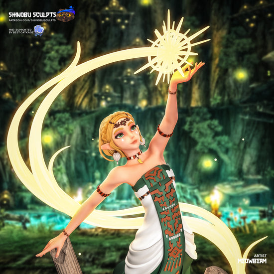 Radiant Elven Lightcaller | Resin Garage Kit | Ancient Heroes | Unpainted Figure