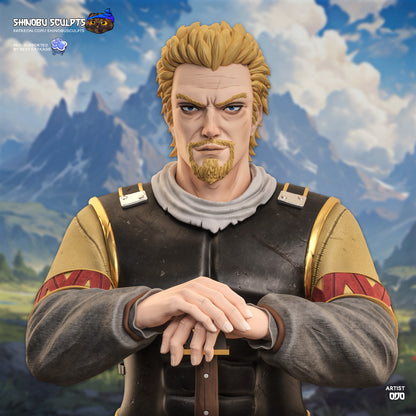 Nordic Sword Commander | Resin Garage Kit | Norse Warriors | Unpainted Figure