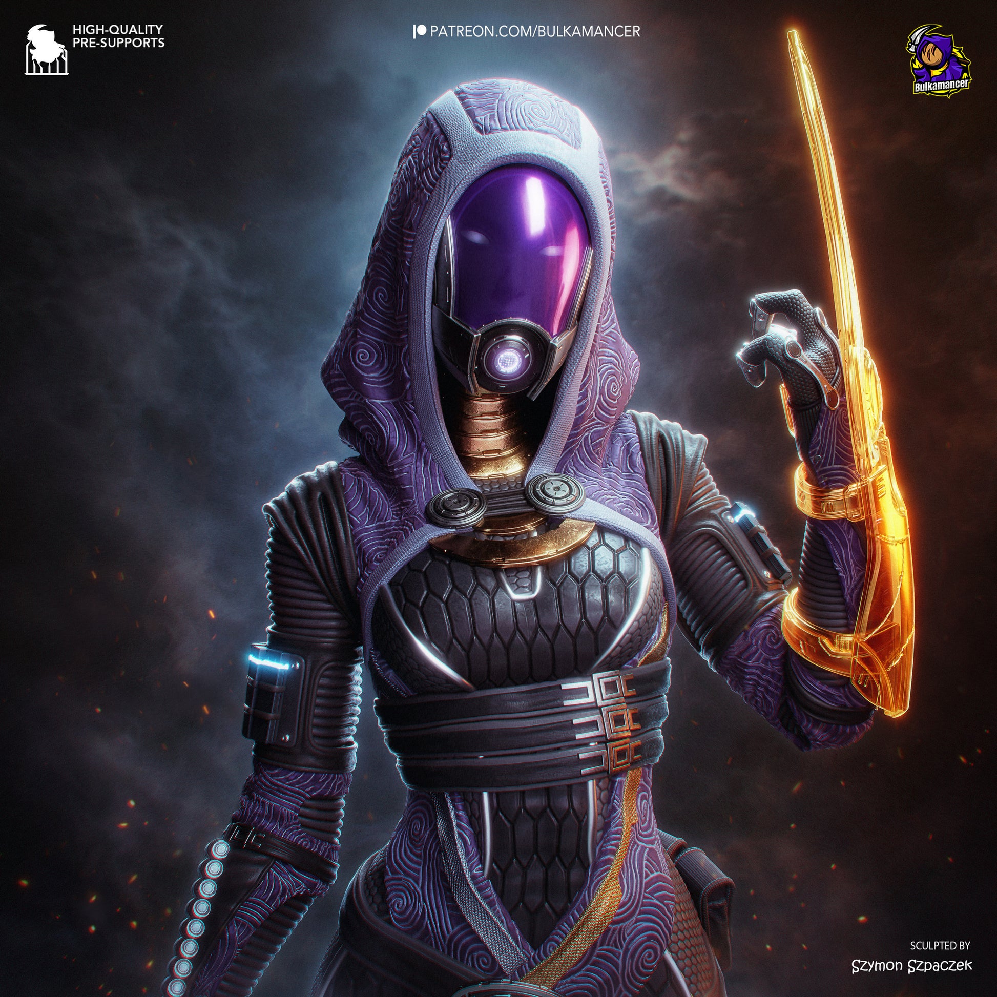 Hooded Sci-Fi Engineer | Resin Garage Kit | Sci-Fi | Unpainted Figure