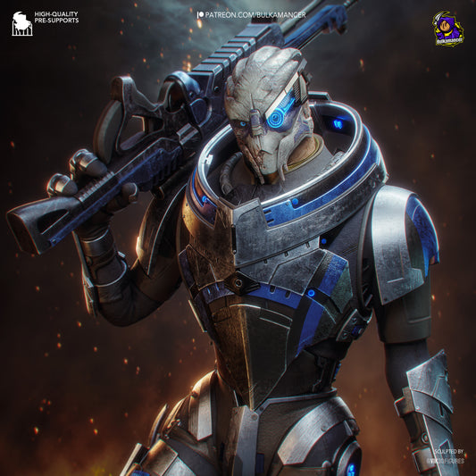 Armored Alien Sharpshooter | Resin Garage Kit | Sci Fi | Unpainted Figure