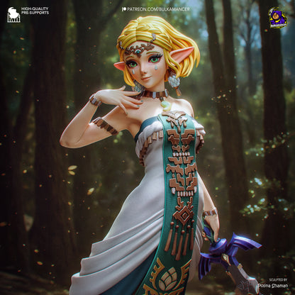 Golden-Haired Elven Relic Bearer