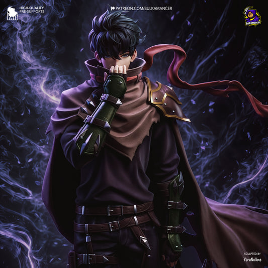 Dark Aura Cloaked Warrior