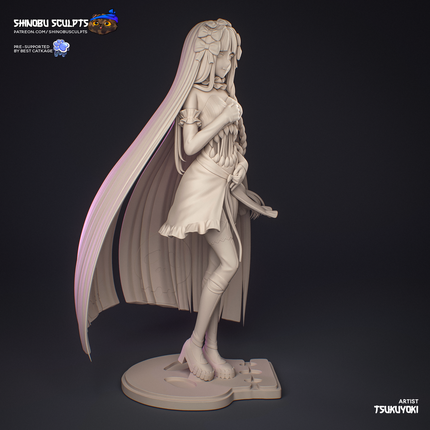 Pale-Haired Gothic Mage