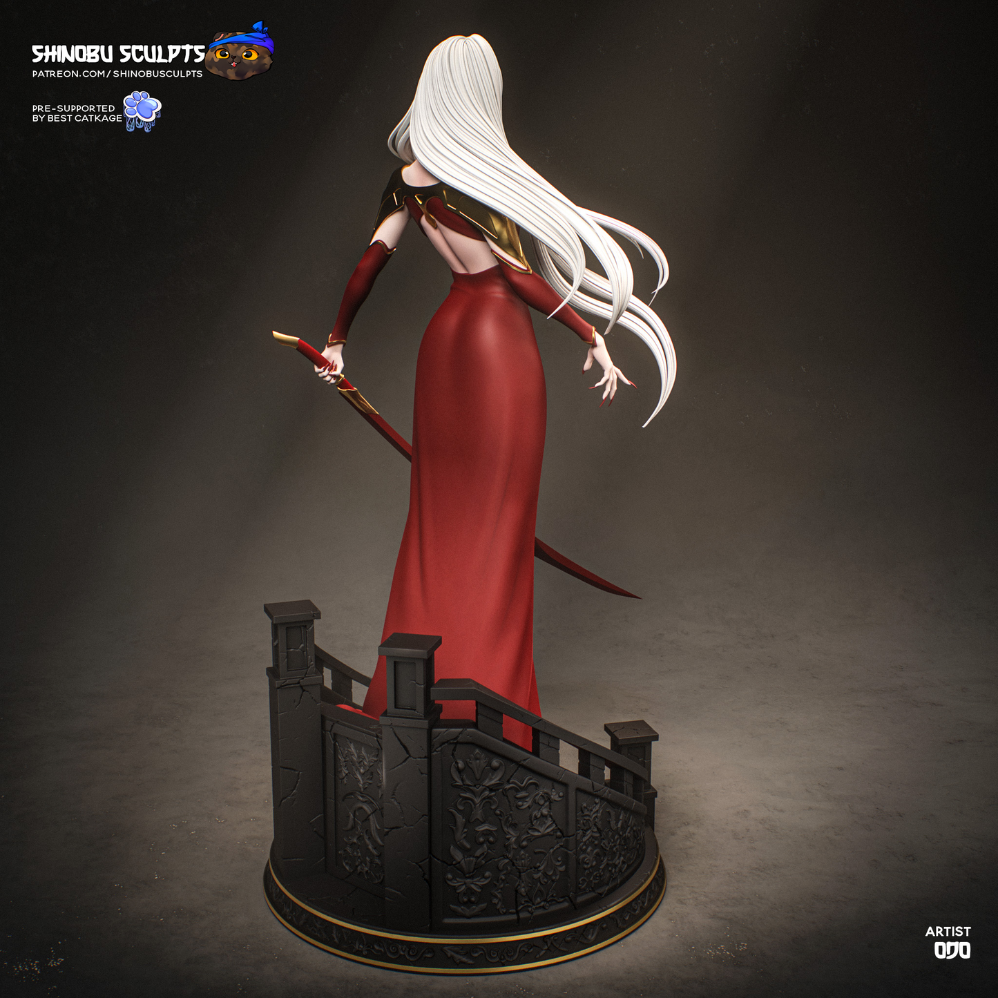 Crimson Vampire Noblewoman