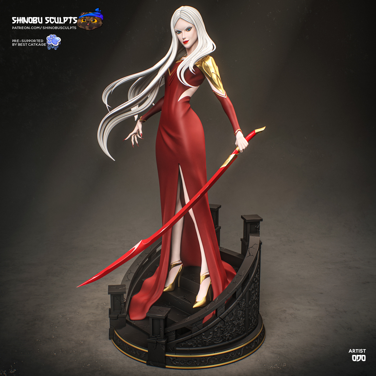 Crimson Vampire Noblewoman